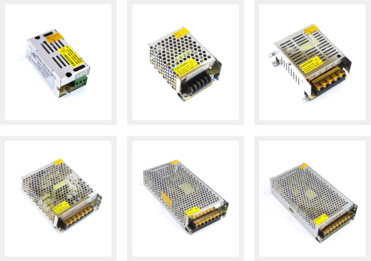 High Power LED Driver Switches Output AC 110 or 220V to DC Transformer Switching Power Supply 12V 50A with Fan 600W CCTV