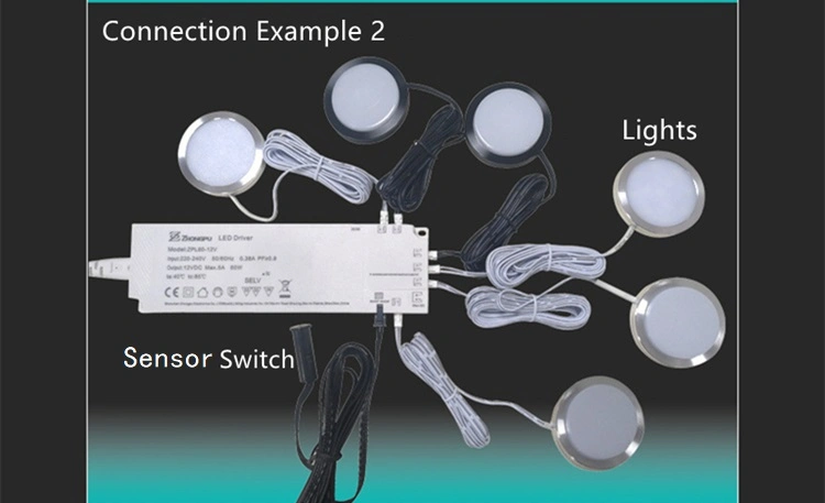 Power Factor 0.9 Sensor Control 12V 36W To150W LED Power Supply