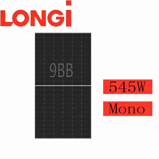 Longi ソーラーパネル モノラルハーフセル 525W 530W 535W 540W 545W PV モジュール家庭用太陽光発電システム用